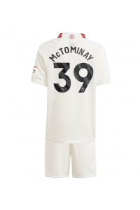 Fotbalové Dres Manchester United Scott McTominay #39 Dětské Třetí Oblečení 2023-24 Krátký Rukáv (+ trenýrky)